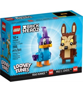 LEGO Brick Headz 40559 Road Runner and Wile E. Coyote